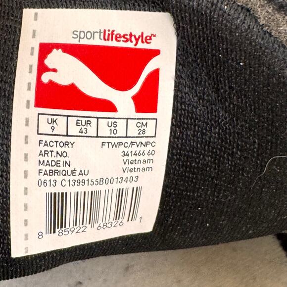 Puma Shoes Men's 10 Liga 341466 60 Suede Lace Up Sneakers Shoes Casual READ - Picture 13 of 13